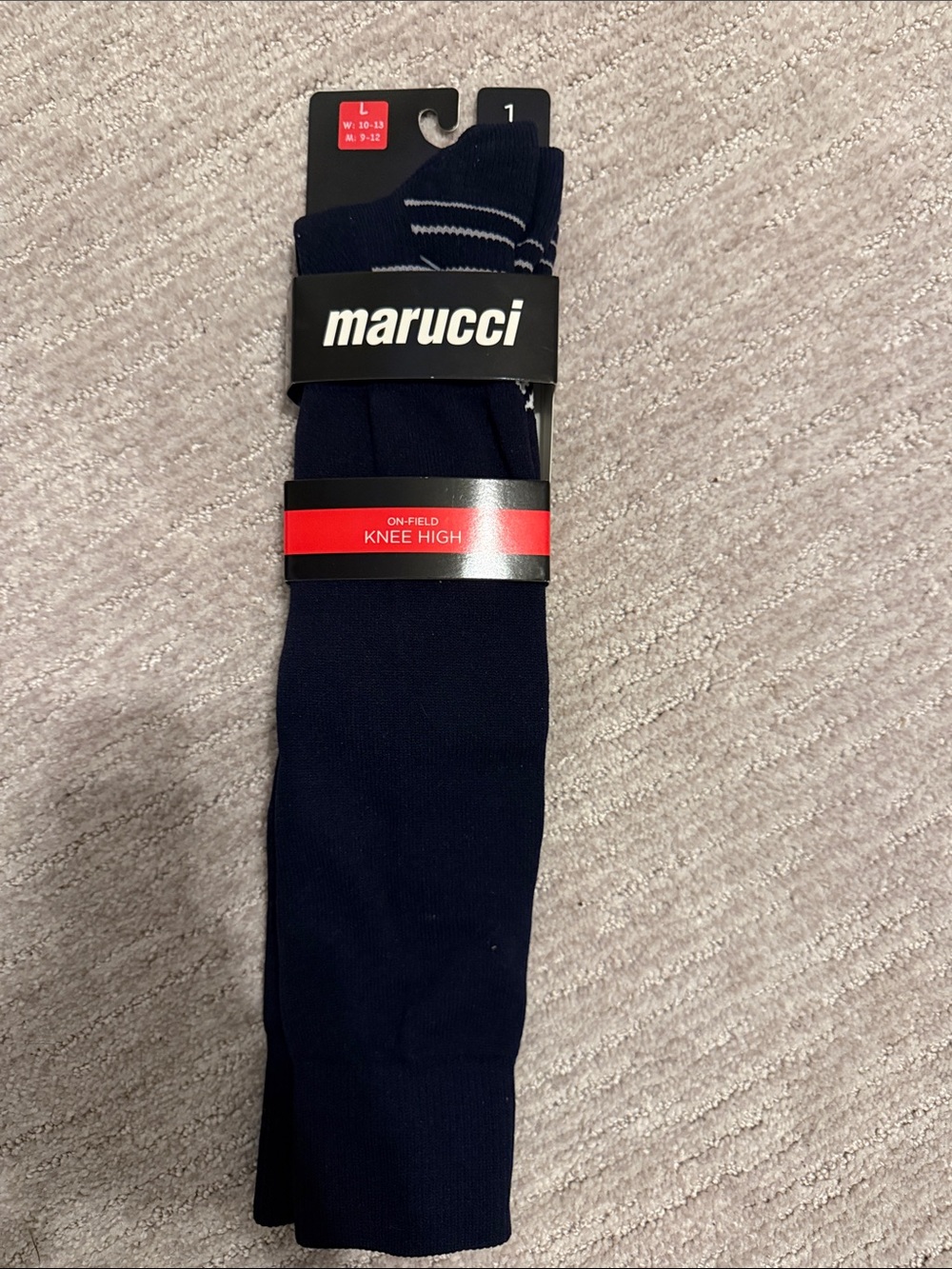 Marucci Men’s Knee High baseball Socks — Navy Performance Pair